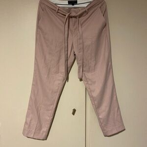 Pale pink trousers